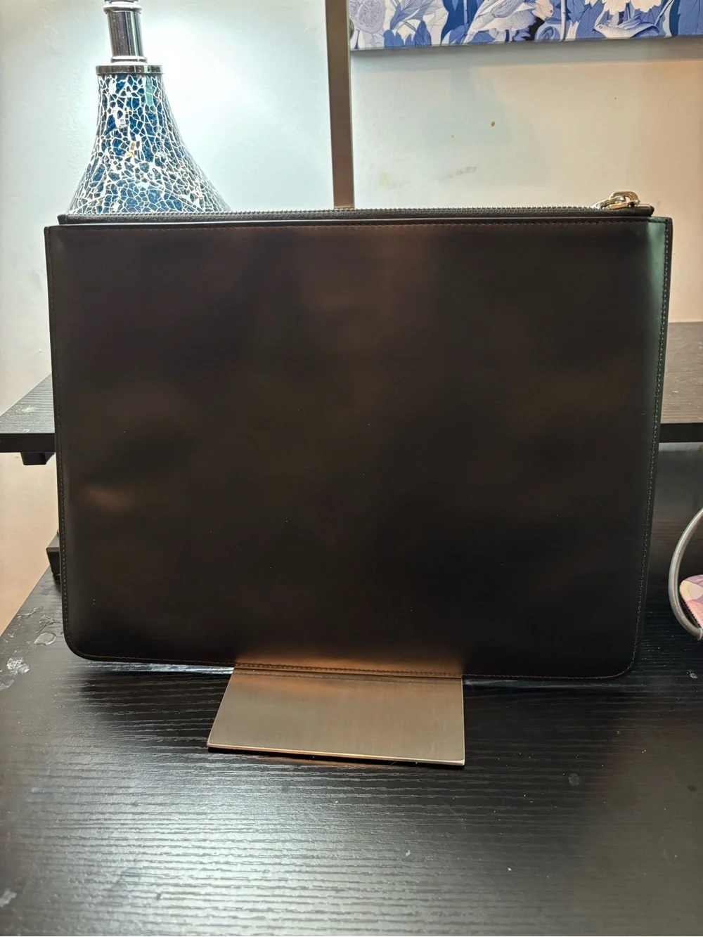 Authentic Givenchy Black Leather Star Clutch – Excellent Condition – Rare